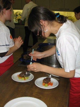 Kochwettbewerb Präsentation